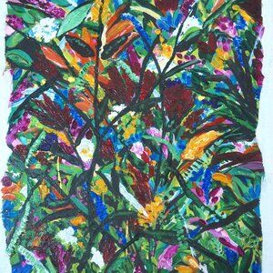 botanical floral - Original Painting by Artist Rachael Potter